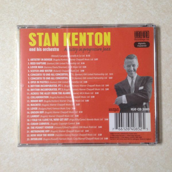 KENTON, STAN - ARTISTRY IN PROGRESSIVE JAZZ - BRAND NEW CD - Image 3