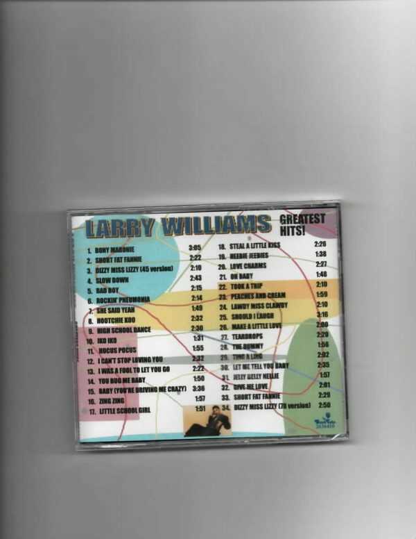 LARRY WILLIAMS- GREATEST HITS-CD-NEW - Image 3