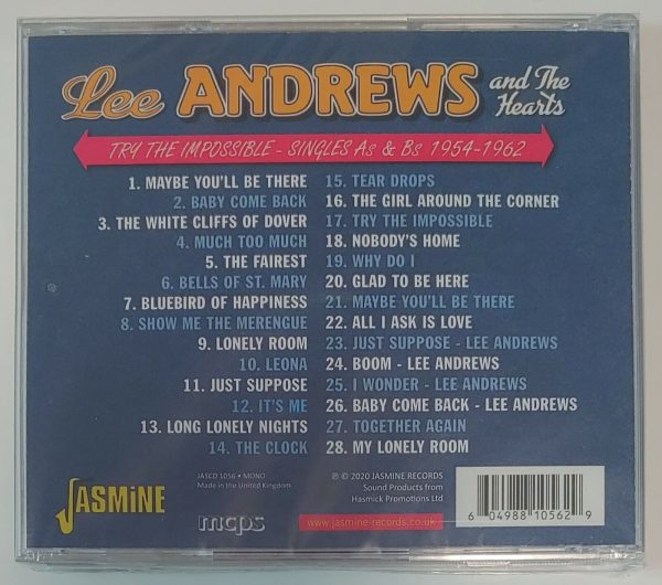 LEE ANDREWS & THE HEARTS - TRY THE IMPOSSIBLE   CD     BRAND NEW - Image 3