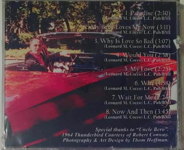 LENNY COCCO - JUST ME BY ME FOR YOU   CD     BRAND NEW - Image 3