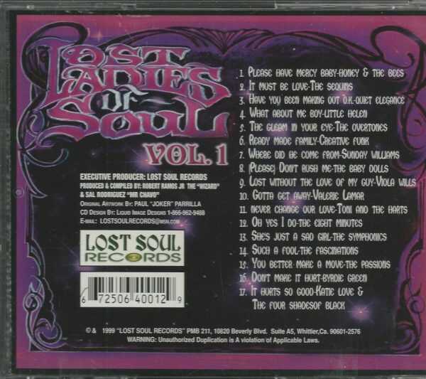 LOST LADIES OF SOUL CD - VOL 1 - BRAND NEW - Image 3