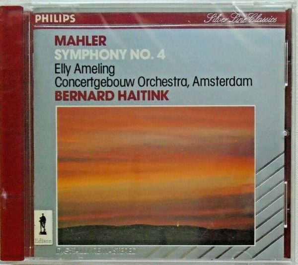 MAHLER - Symphony No. 4 - CD - Elly Ameling - BERNARD HAITINK - BRAND NEW