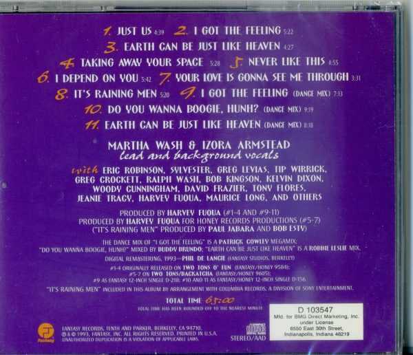 MARTHA WASH & IZORA ARMSTEAD - TWO TON - CD - BRAND NEW - Image 3