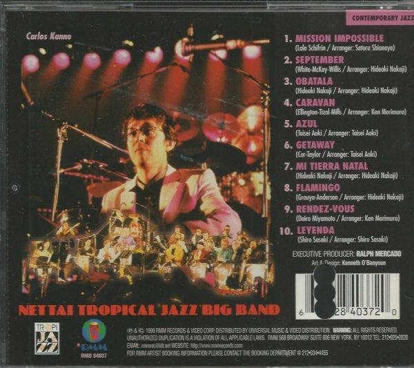NETTAI TROPICAL JAZZ BIG BAND - CD - Very Good Condition - Image 3