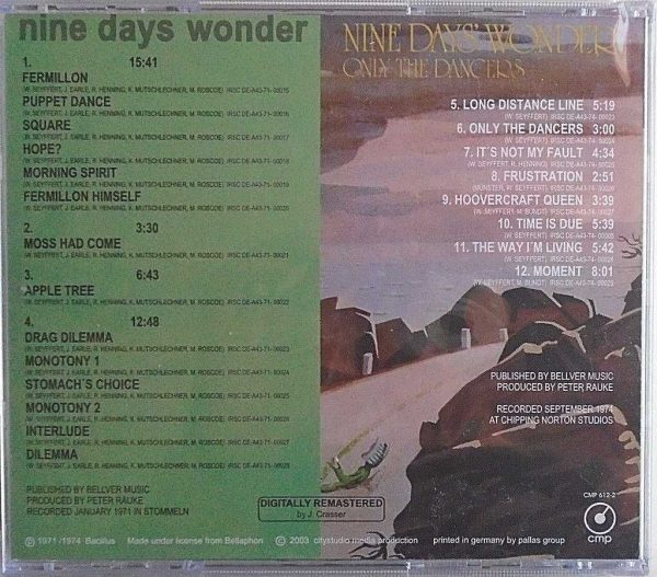 NINE DAYS WONDER - Only The Dancers - CD - BRAND NEW - Image 3