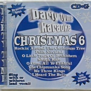 PARTY TYME KARAOKE - CD - Christmas 6 - (On Screen Lyrics) - BRAND NEW