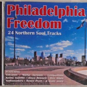 PHILADELPHIA FREEDOM - CD - 24 Northern Soul Tracks - BRAND NEW