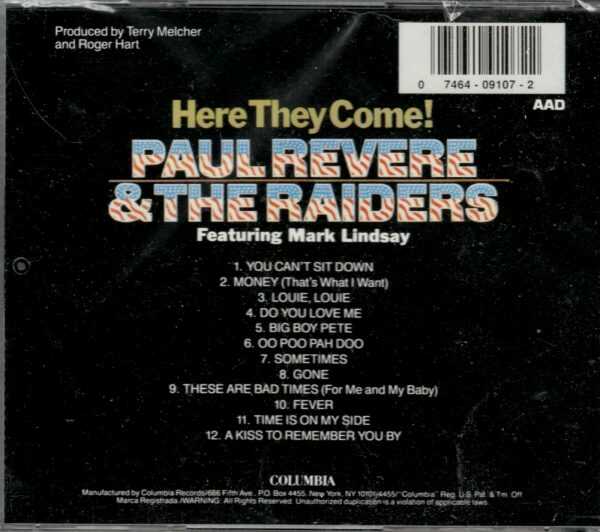 Paul Revere & the Raiders - Here They Come - CD - Brand New - Image 3
