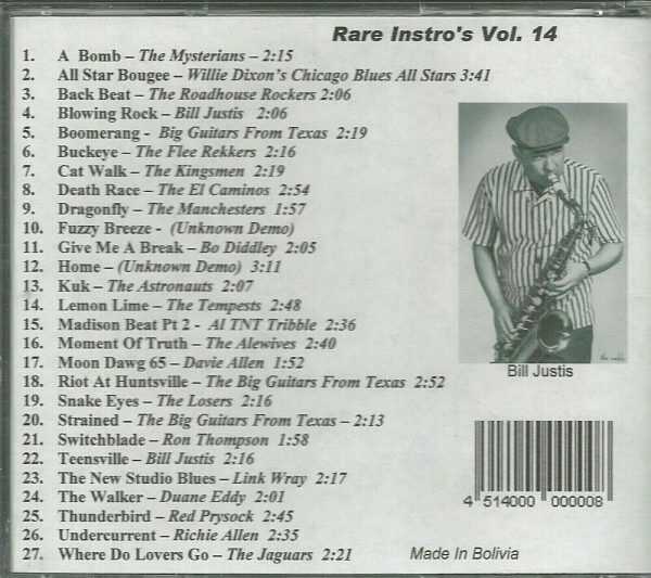 RARE INSTRUMENTALS - CD - Vol. 14 - BRAND NEW - Image 3