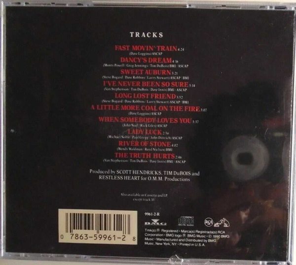 RESTLESS HEART - CD - Fast Movin' Train - BRAND NEW - Image 3