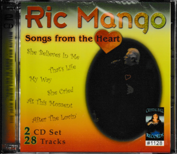RIC MANGO CD SONGS FROM THE HEART - BRAND NEW