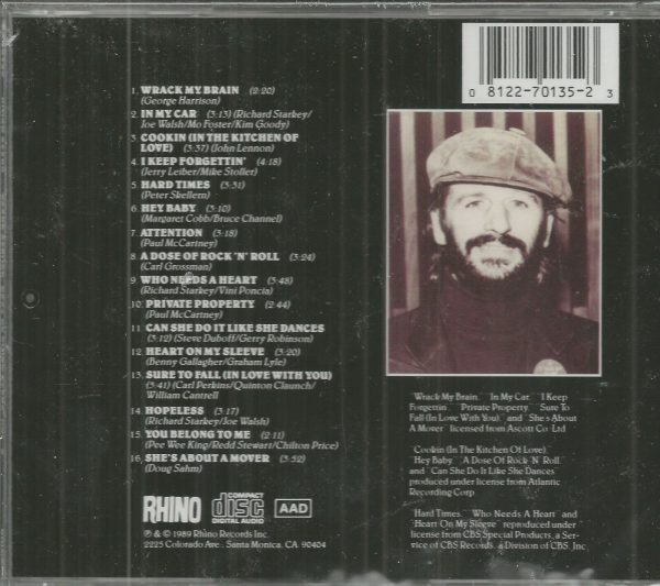 RINGO STARR - CD - Starr Struck - VOL. 2 - BRAND NEW - Image 3