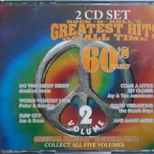 ROCK-N-ROLL'S - GREATEST HITS OF ALL TIME - 2 CD SET - Early 60's - LIKE NEW