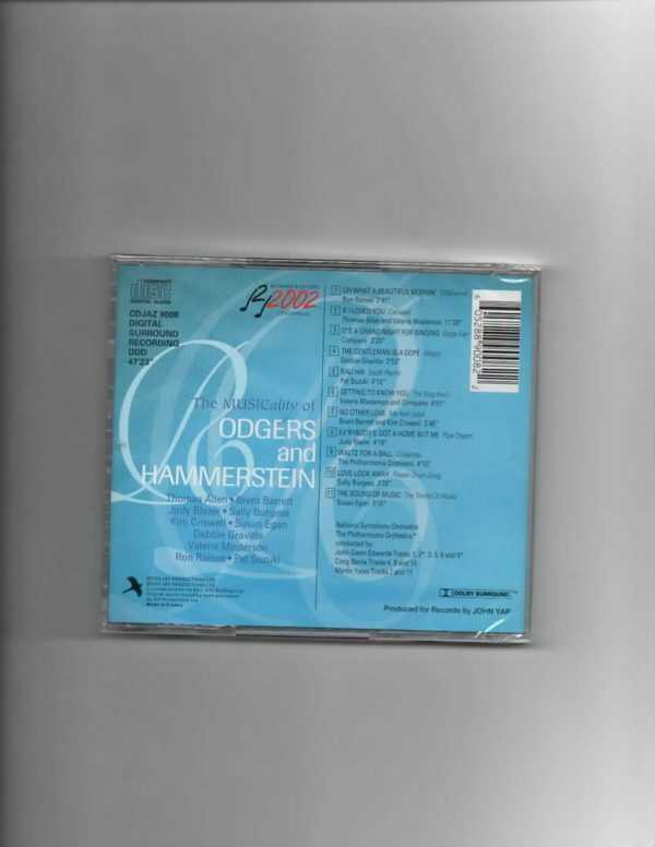RODGERS & HAMMERSTEIN - THE MUSICALITY OF-CD - Image 3