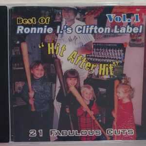 RONNIE I'S - CLIFTON LABEL  - VOL 1     HIT AFTER HIT   CD     BRAND NEW