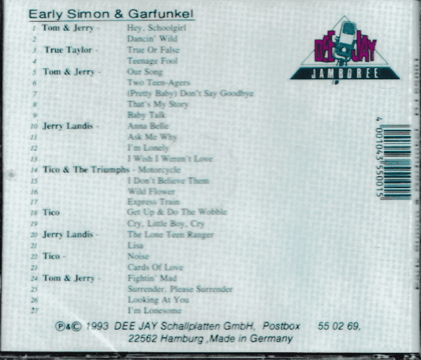 SIMON AND GARFUNKEL - EARLY SIMON & GARFUNKEL CD - BRAND NEW - Image 3
