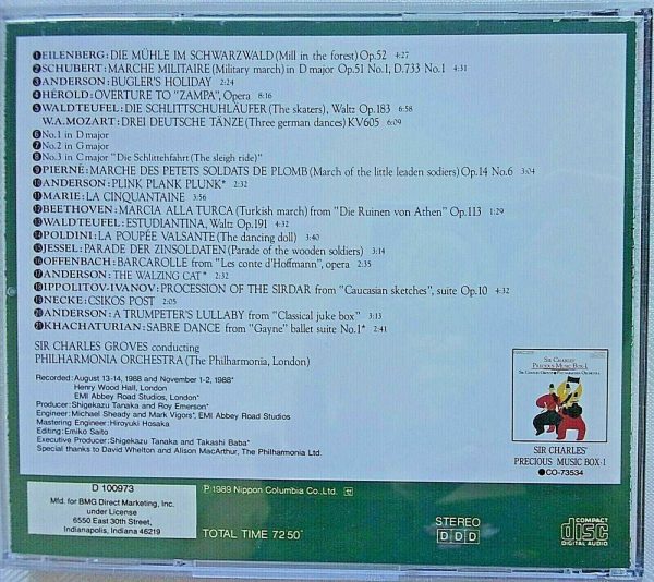 SIR CHARLES - CD - Precious Music Box II - Groves - VERY GOOD - Image 3