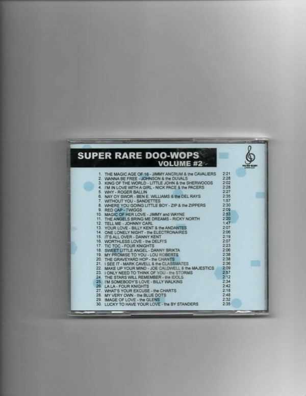 SUPER RARE DOO-WOPS VOL 2-CD-NEW - Image 3
