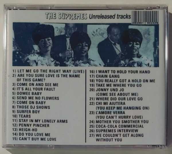 SUPREMES - WITH LOVE FROM US TO YOU (UNRELEASED TRACKS)   CD     BRAND NEW - Image 3