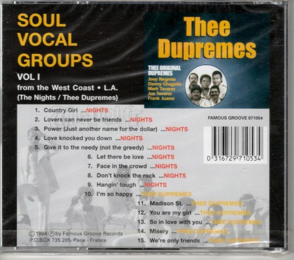 Soul Vocal Groups - The Nights - CD - Brand New - Image 3