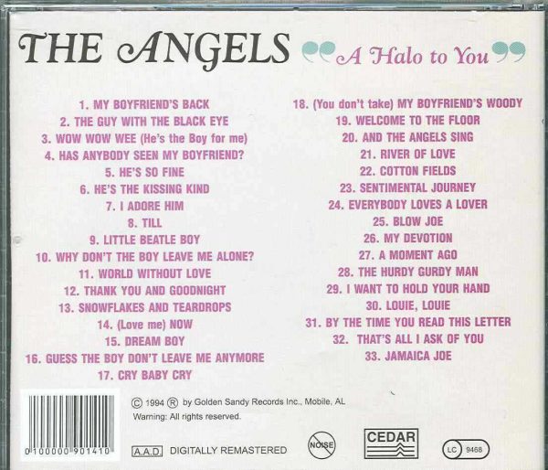 THE ANGELS - A HALO TO YOU - CD - BRAND NEW - Image 3