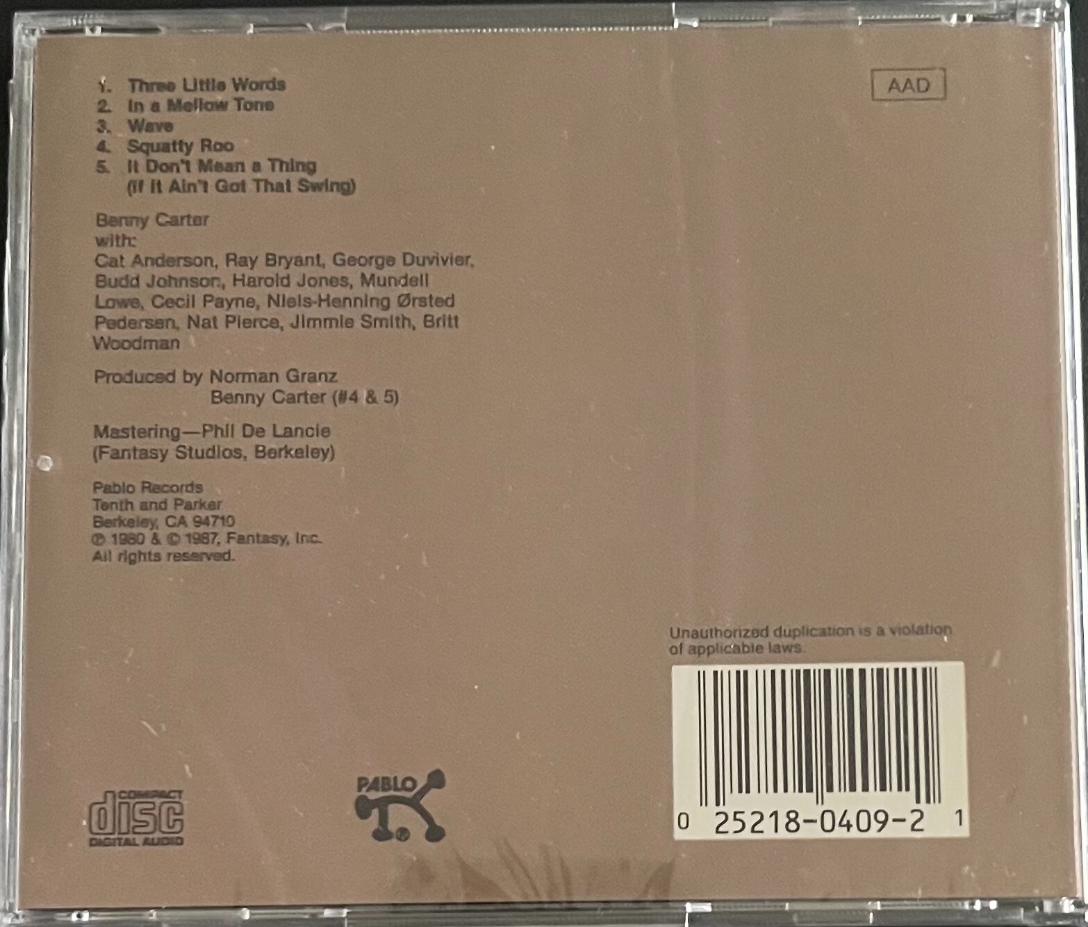 THE BEST OF BENNY CARTER CD BRAND NEW - Image 3
