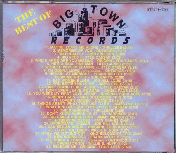 THE BEST OF BIG TOWN RECORDS  - CD - BRAND NEW - Image 3