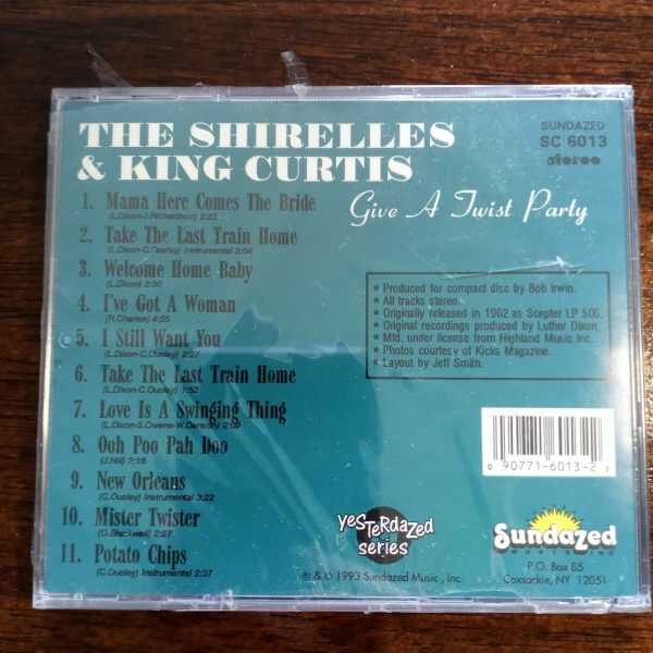 THE SHIRELLES & KING CURTIS - GIVE A TWIST PARTY Sundazed CD Album NEW - Image 3