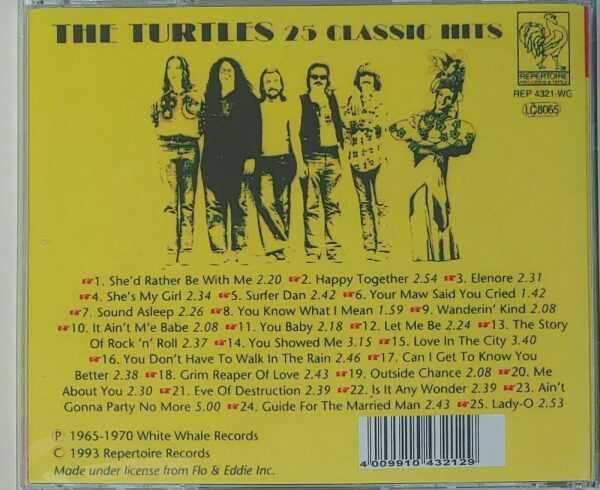 TURTLES - 25 CLASSIC HITS   CD     BRAND NEW - Image 3