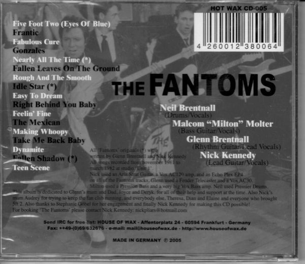 The Fantoms - Vol 1 - Feelin' Fine - CD - Image 3