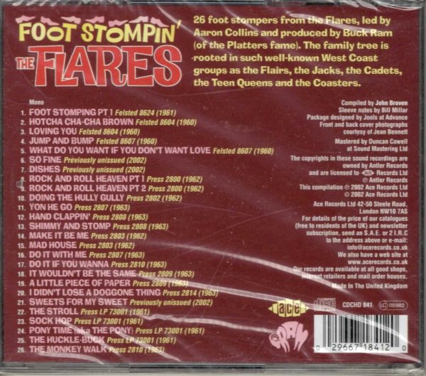 The Flares - Foot Stompin' - CD - Brand New - Image 3