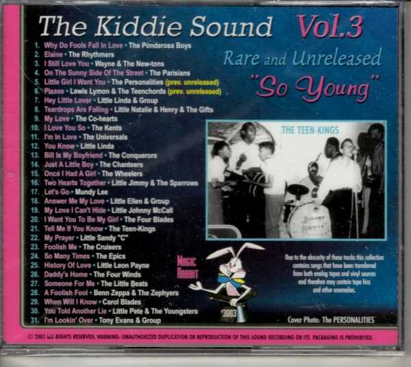 The Kiddie Sound - "So Young" - Vol 3 - CD - Brand New - Image 3