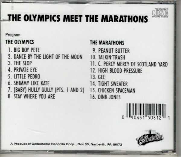 The Olympics Meet the Marathons by The Marathons - CD - Brand New - Image 3