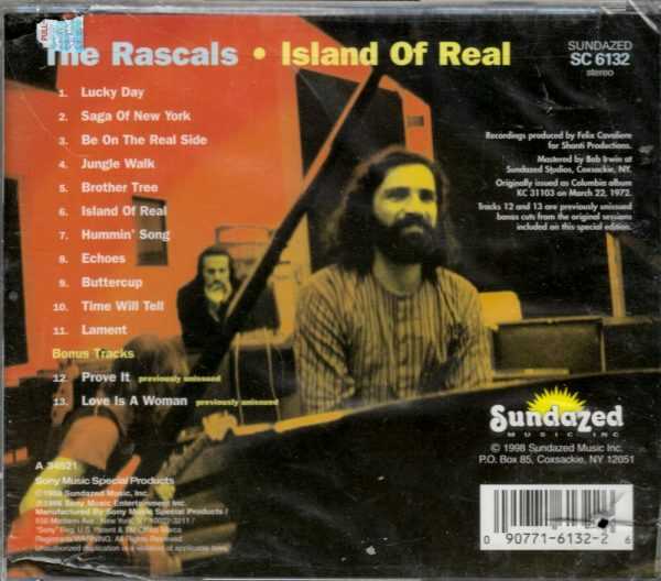 The Rascals - The Island of Real - CD - Brand New - Image 3
