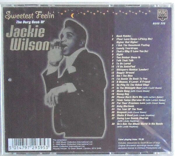 The Very Best Of JACKIE WILSON - CD - Sweetest Feelin' - Brand New - Image 3