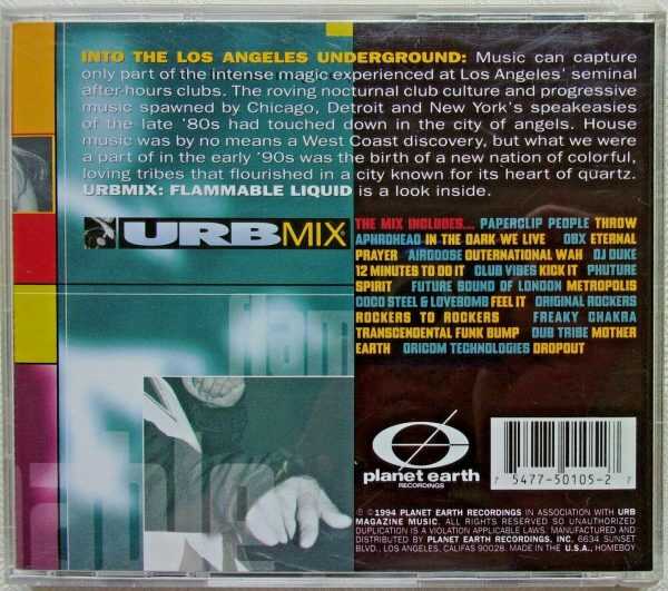 URBMIX - CD - Flammable Liquid - LIKE NEW - Image 3
