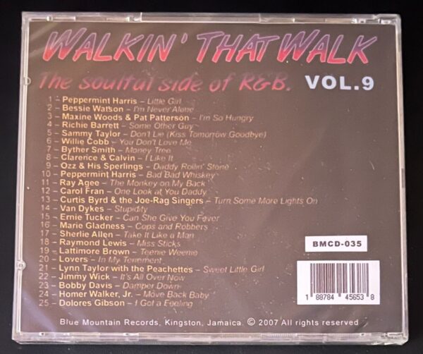 WALKIN THAT WALK - VOL 9 - CD BRAND NEW - Image 3