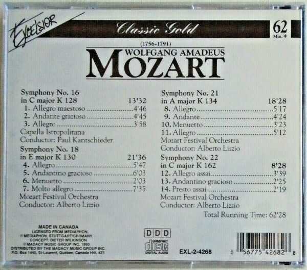 WOLFGANG AMADEUS MOZART - CD - (1756-1791) - Brand New - Image 3