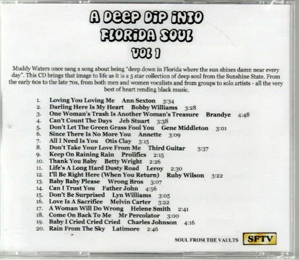 A DEEP DIP INTO FLORIDA SOUL - VOL 1 - Image 3