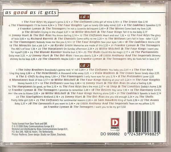 AS GOOD AS IT GETS - CD - Doo Wop - 2 DISCS - BRAND NEW - Image 3