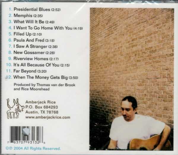 Amberjack Rice - New Roots - CD - Brand New - Image 3