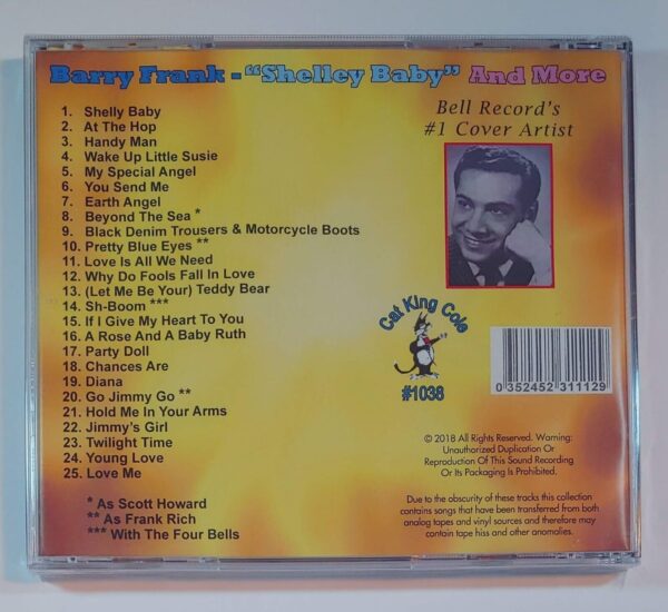 BARRY FRANK - SHELLEY BABY AND MORE  CD BRAND NEW - Image 3