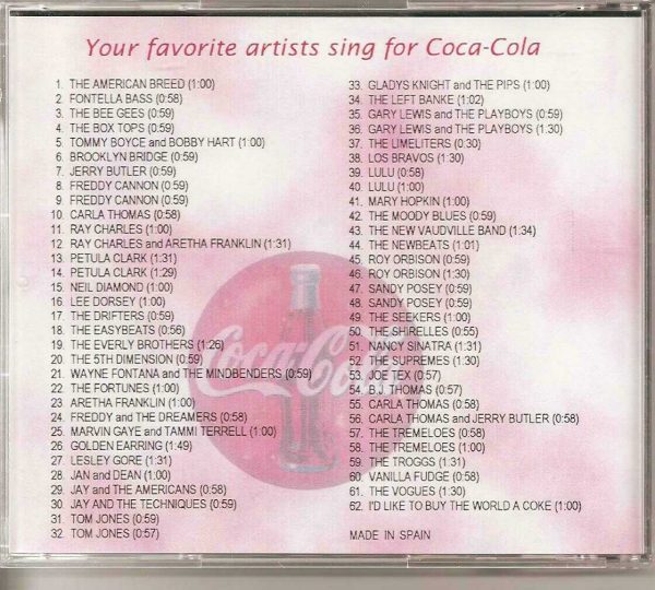COCA CLASSICS - CD - (Various) - BRAND NEW - Image 3