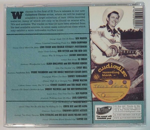 COLLECTORS CHOICE - VOL 1 TEXAS FEVER   CD   LIKE NEW - Image 3