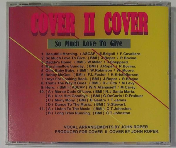 COVER II COVER - MUCH LOVE TO GIVE   CD   BRAND NEW - Image 3