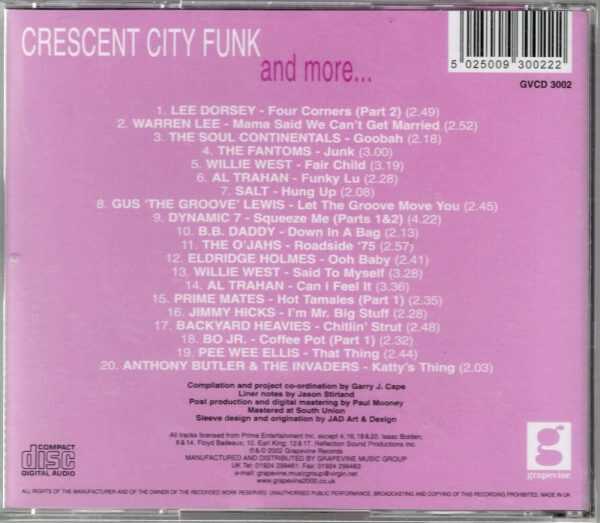 Crescent City Funk - Super Funk From New Orleans - CD - Brand New! - Image 3