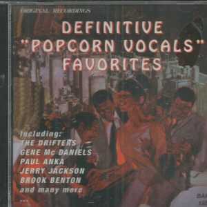 DEFINITIVE POPCORN VOCALS FAVORITES - CD - Original Recordings - BRAND NEW