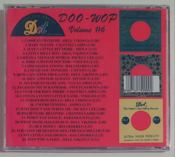 DOT DOO WOP - VOL 6   CD BRAND NEW - Image 3