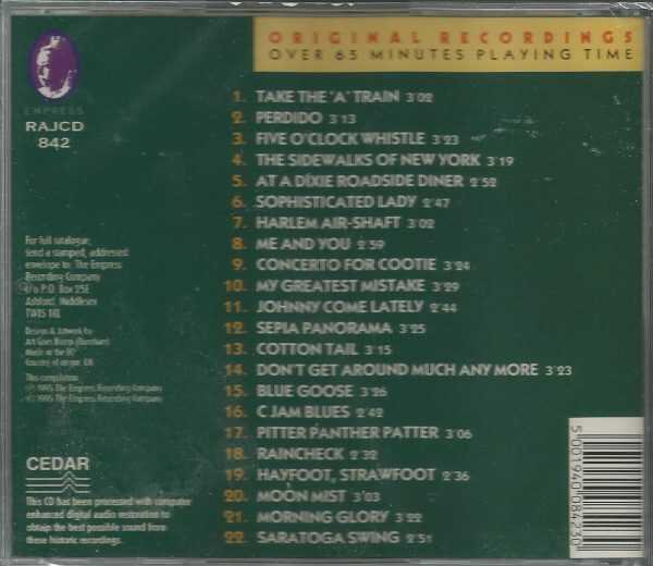 DUKE ELLINGTON and His Orchestra - CD - Saratoga Swing -  BRAND NEW - Image 3