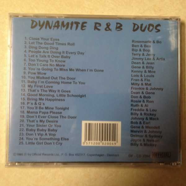 DYNAMITE R AND B DUOS - VOL 4 - BRAND NEW CD - Image 3